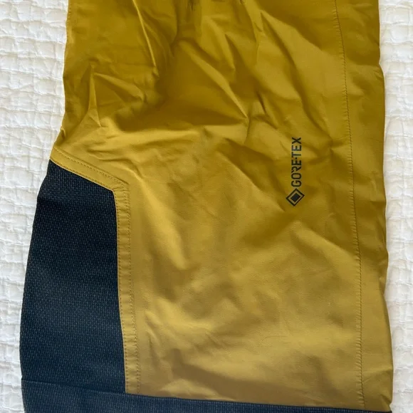 Outdoor Research Mustard Yellow Hemisphere Goretex Ski Bib - Picture 4 of 15